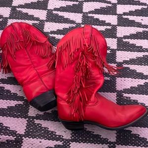 Size 7 Red Cowgirl Boots